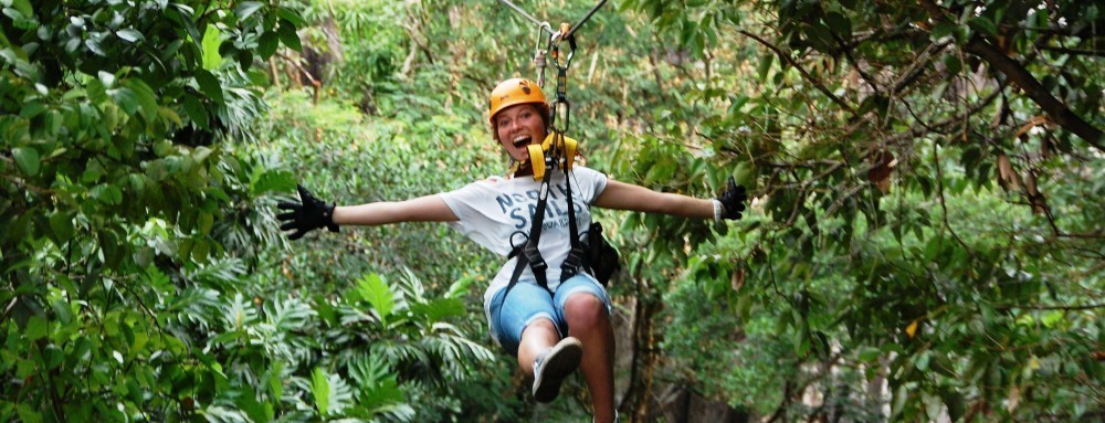 zipline sports d'aventure SMAC