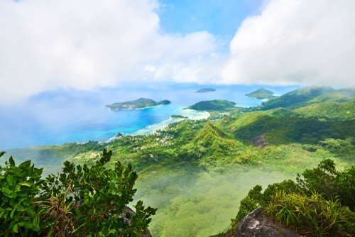 Vue sur l'île de Mahé