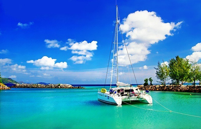 Voile Seychelles Mahe Catamaran