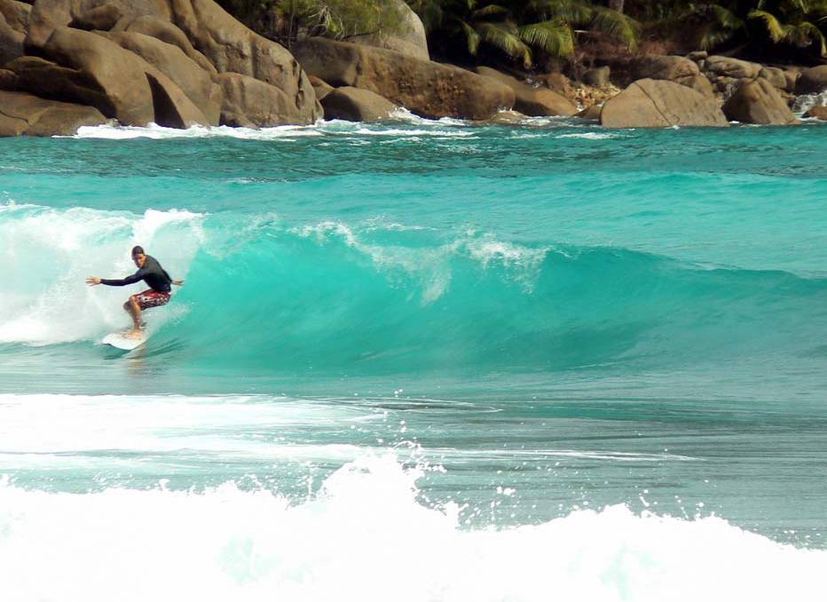 Surf à Mahé